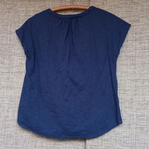 Cable & Gauge Women's Navy Blue Top - Picture 4 of 5
